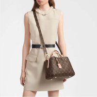 Louis Vuitton Women Montaigne BB Handbag Monogram Canvas Natural Cowhide Leather (1)