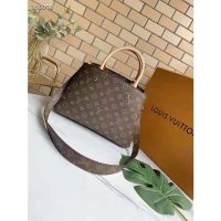 Louis Vuitton Women Montaigne MM Bag Monogram Coated Canvas Natural Cowhide Leather