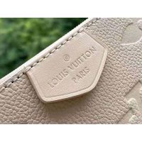 Louis Vuitton Women Multi Pochette Accessoires Cream Embossed Supple Grained Cowhide