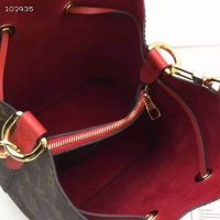 Louis Vuitton Women NéoNoé Bucket Bag Coquelicot Red Monogram Coated Canvas