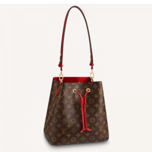 Louis Vuitton Women NéoNoé Bucket Bag Coquelicot Red Monogram Coated Canvas