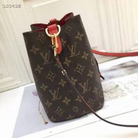 Louis Vuitton Women NéoNoé Bucket Bag Coquelicot Red Monogram Coated Canvas