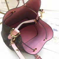 Louis Vuitton Women NéoNoé Bucket Bag Rose Poudré Pink Monogram Coated Canvas