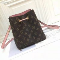 Louis Vuitton Women NéoNoé Bucket Bag Rose Poudré Pink Monogram Coated Canvas