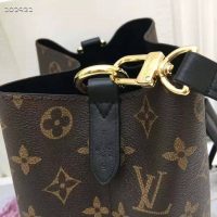 Louis Vuitton Women NéoNoé MM Bucket Bag Black Monogram Coated Canvas