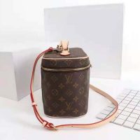 Louis Vuitton Women Nice BB Vanity Case Brown Monogram Coated Canvas