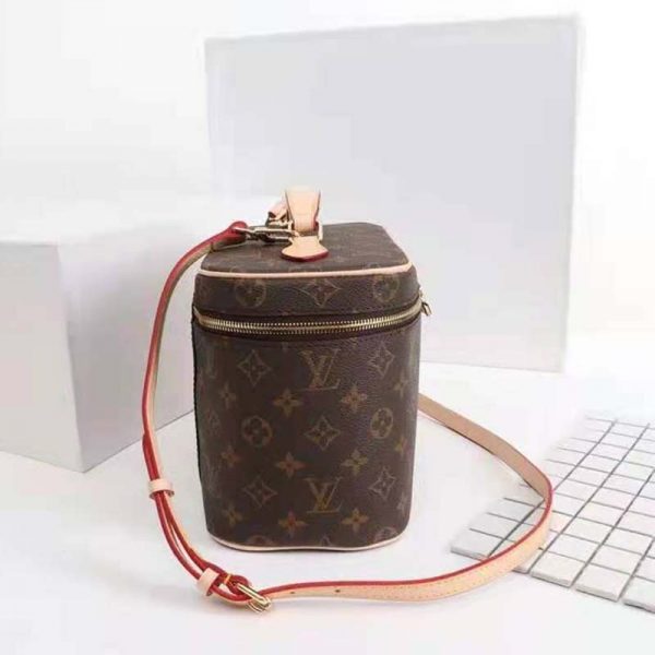 Louis Vuitton Women Nice BB Vanity Case Brown Monogram Coated Canvas (4)