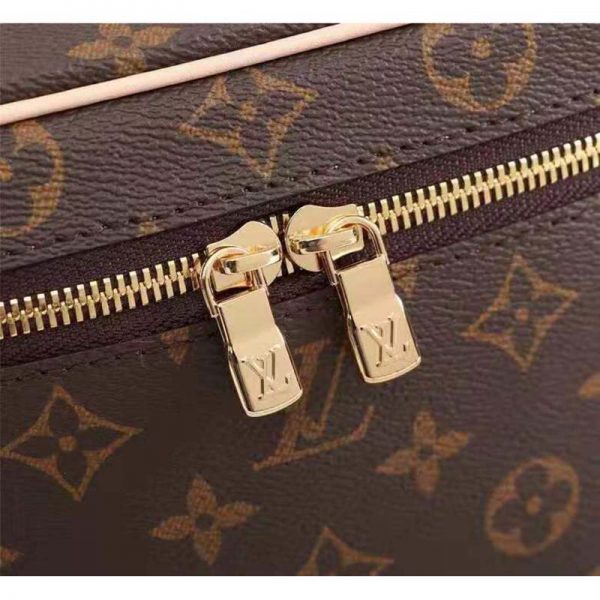 Louis Vuitton Women Nice BB Vanity Case Brown Monogram Coated Canvas (6)