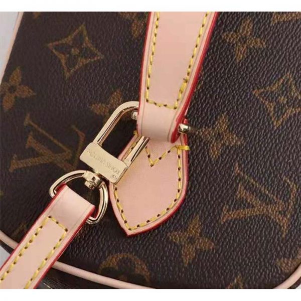 Louis Vuitton Women Nice BB Vanity Case Brown Monogram Coated Canvas (8)