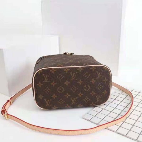 Louis Vuitton Women Nice BB Vanity Case Brown Monogram Coated Canvas (9)