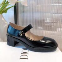 Dior Women Shoes D-Doll Pump Black Shiny Calfskin CD Signature