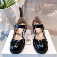 Dior Women Shoes D-Doll Pump Black Shiny Calfskin CD Signature