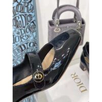 Dior Women Shoes D-Doll Pump Black Shiny Laminated Calfskin