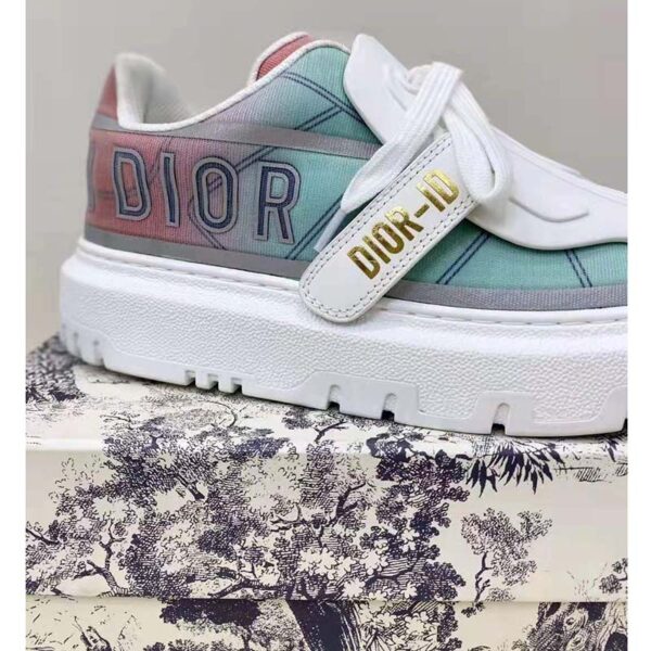 Dior Women Shoes Dior-ID Sneaker Multicolor Gradient and Reflective Technical Fabric (9)