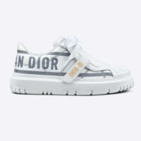 Dior Women Shoes Dior-ID Sneaker White and French Blue Technical Fabric
