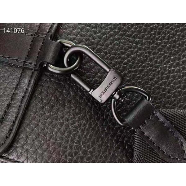 Louis Vuitton LV Unisex Christopher XS Black Taurillon Leather Cowhide Leather (8)