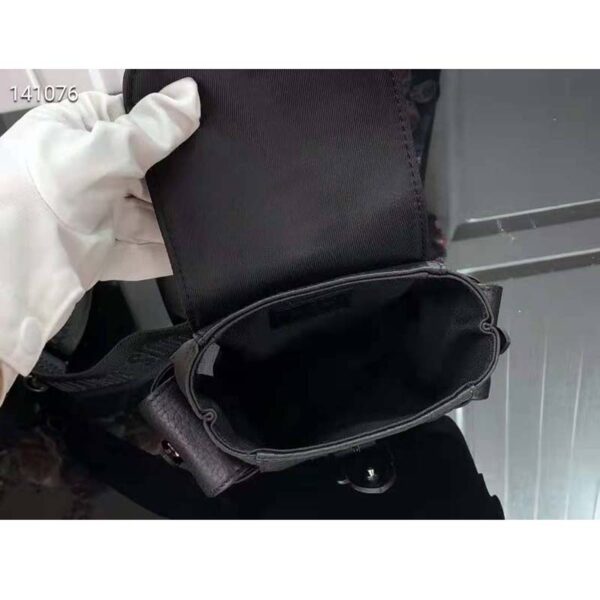 Louis Vuitton LV Unisex Christopher XS Black Taurillon Leather Cowhide Leather (9)