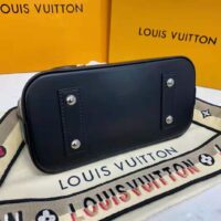 Louis Vuitton LV Women Alma BB Handbag Black Epi Grained Cowhide Leather