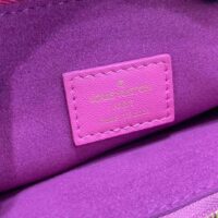 Louis Vuitton LV Women Cruissin PM Handbag Pink Purple Monogram Embossed Puffy Lambskin