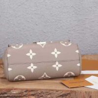 Louis Vuitton LV Women Favorite Tourterelle Gray Cream Monogram Empreinte Embossed Supple Grained Cowhide