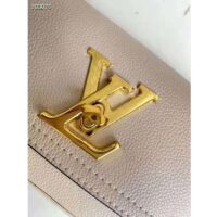 Louis Vuitton LV Women Lockme Tender Rosewater Greige Grained Calf Leather (12)