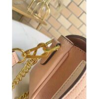 Louis Vuitton LV Women Lockme Tender Rosewater Pink Grained Calf Leather