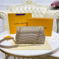 Louis Vuitton LV Women New Wave Chain Bag Handbag Sandy Smooth Cowhide Leather