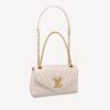 Louis Vuitton LV Women New Wave Chain Bag Handbag White Smooth Cowhide Leather