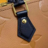 Louis Vuitton LV Women Speedy Bandoulière 25 Handbag Caramel Embossed Supple Grained Cowhide