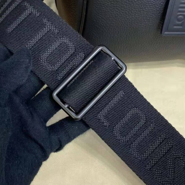 Louis Vuitton LV Unisex Keepall Bandouliere 40 Black Cowhide Leather (10)