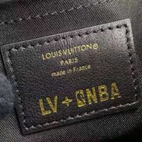 Louis Vuitton LV Unisex LV x NBA Cloakroom Dopp Kit Black Cowhide Leather