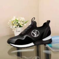 Louis Vuitton LV Unisex Run Away Sneaker Black Mix of Materials Hidden Footbed