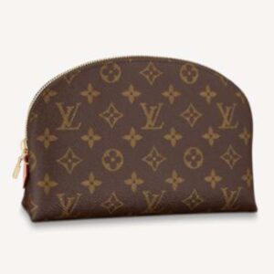 Louis Vuitton LV Women Cosmetic Pouch GM Coated Canvas Cowhide Leather