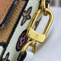 Louis Vuitton LV Women Félicie Strap Go Pochette Arizona Beige Crème Monogram Coated Canvas