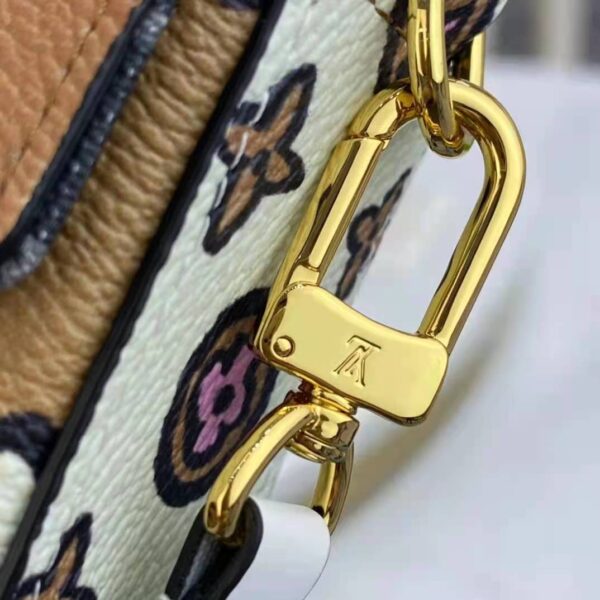 Louis Vuitton LV Women Félicie Strap Go Pochette Arizona Beige Crème Monogram Coated Canvas (16)