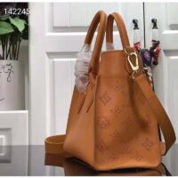 Louis Vuitton LV Women On My Side PM Tote Bag Summer Gold Orange Perforated Calf Leather