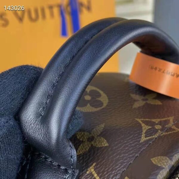 Louis Vuitton LV Women Palm Springs Mini Monogram Coated Canvas Textile Lining (9)