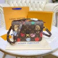 Louis Vuitton LV Unisex Pochette Metis Monogram Cameo Printed Canvas Cowhide Leather