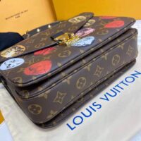 Louis Vuitton LV Unisex Pochette Metis Monogram Cameo Printed Canvas Cowhide Leather