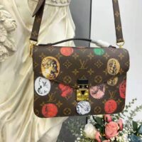 Louis Vuitton LV Unisex Pochette Metis Monogram Cameo Printed Canvas Cowhide Leather