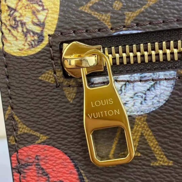 Louis Vuitton LV Unisex Pochette Metis Monogram Cameo Printed Canvas Cowhide Leather (7)