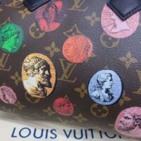 Louis Vuitton LV Unisex Speedy Bandoulière 25 Handbag Monogram Cameo Printed Canvas Cowhide