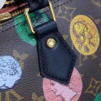 Louis Vuitton LV Unisex Speedy Bandoulière 25 Handbag Monogram Cameo Printed Canvas Cowhide