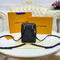 Louis Vuitton LV Unisex Tiny Backpack Black Monogram Empreinte Embossed Supple Grained Cowhide