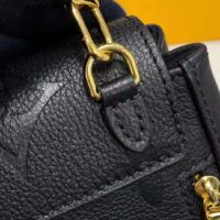 Louis Vuitton LV Unisex Tiny Backpack Black Monogram Empreinte Embossed Supple Grained Cowhide