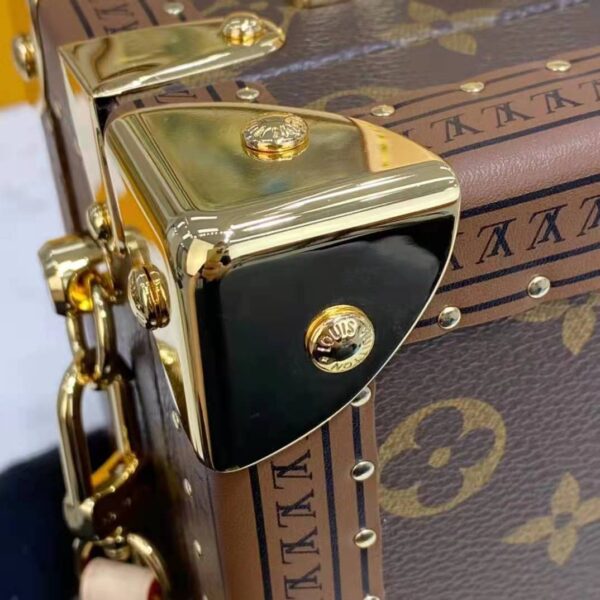 Louis Vuitton LV Unisex Valisette Trésor Monogram Coated Canvas (16)