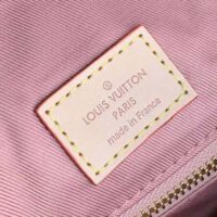 Louis Vuitton Women Graceful PM Hobo Rose Ballerine Pink Monogram Coated Canvas