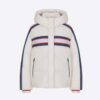 Dior Women Dioralps Hooded Down Jacket White Three-Tone Dior Star