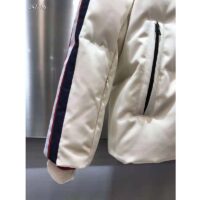 Dior Women Dioralps Hooded Down Jacket White Three-Tone Dior Star