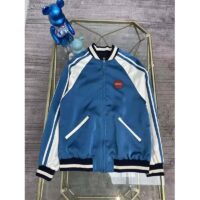 Gucci GG Women Gucci 100 Duchesse Jacket Blue White Duchesse